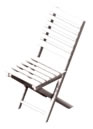 Ivory Bliss Folding Chair